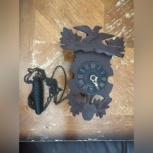 Antique Classic Brown Cuckoo Wall Clock from Germany